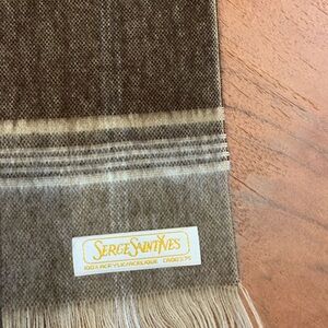 Plaid Vintage scarf .